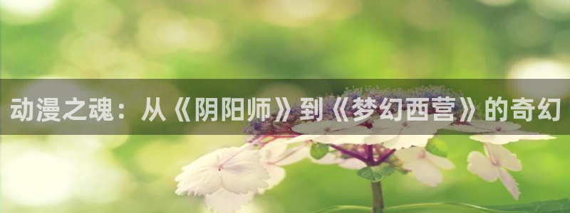 动漫天堂下载安装最新版：动漫之魂：从《阴阳师》到《梦幻西营》的奇幻