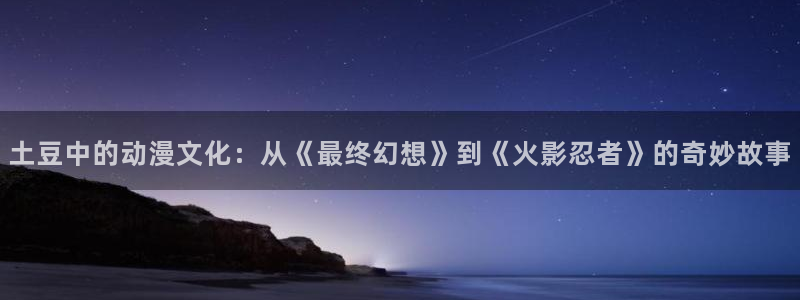 成人动漫天堂网：土豆中的动漫文化：从《最终幻想》到《火影忍者》的奇妙故事